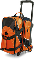 Sac 2 Boules Roulettes Brunswick Edge Orange/Noir